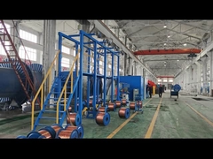 Μηχανή διπλής περιστροφής καλωδίων για 7 πυρήνες καλωδίων αλουμινίου και χαλκού